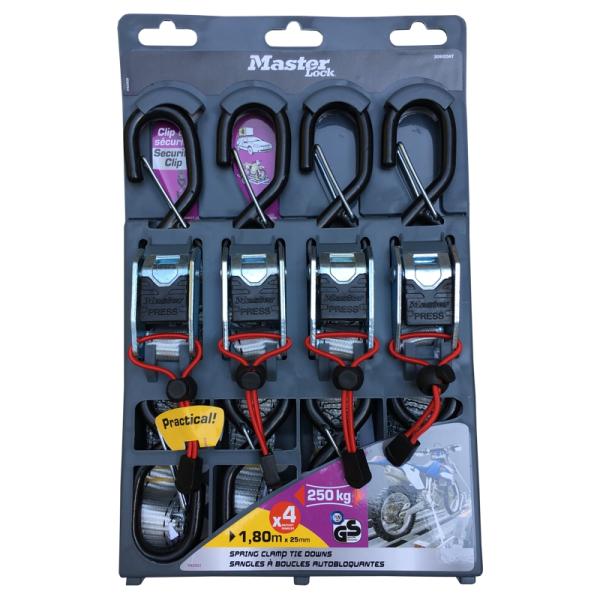 Master Lock Upínací popruhy - 180 cm (4 ks blistr)2