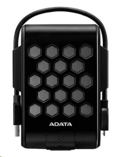 Externý pevný disk ADATA 2TB 2, 5" USB 3.1,  DashDrive™ Durable HD720,  G-senzor,  čierny,  (gumový,  odolný voči vode/ nárazo