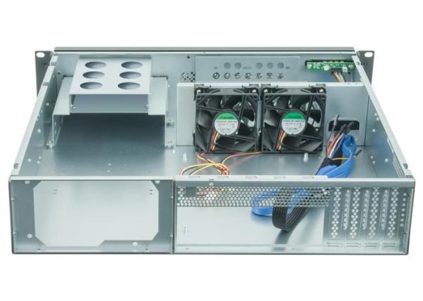 CHIEFTEC Rackmount 2U UNC-210,  mATX,  polovičná výška slotov PCI,  čierna,  bez zdroja napájania6