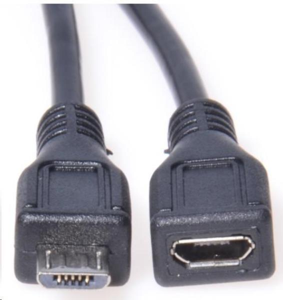 PREMIUMCORD Predlžovací kábel micro USB - micro USB 2 m (M/ F)