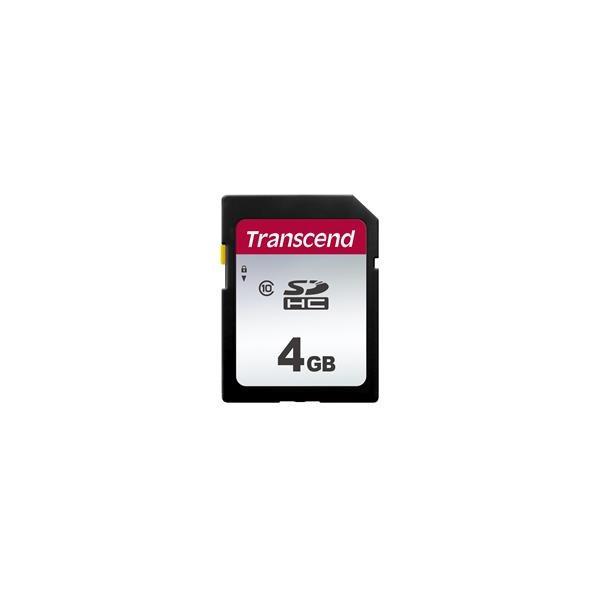 Karta TRANSCEND SDHC 4GB 300S,  trieda 10 (R:20/ W:10 MB/ s)