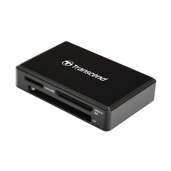TRANSCEND Gen1 All-in-1 UHS-II Multi Card Reader RDF9K2,  USB 3.1,  čierna0