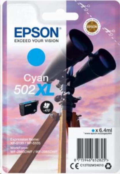 Atramentová tyčinka EPSON Singlepack "Binoculars" Cyan 502XL