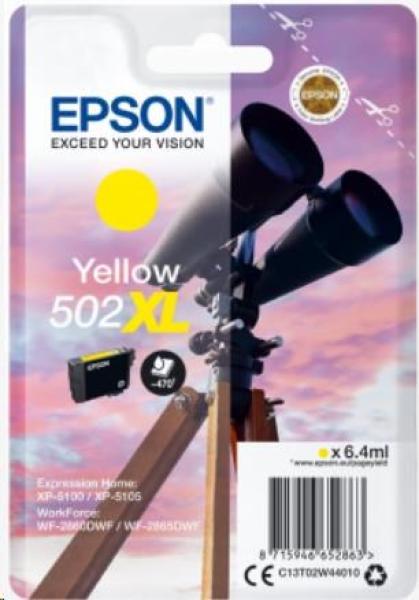 Atramentová tyčinka EPSON Singlepack "Binoculars" Yellow 502XL