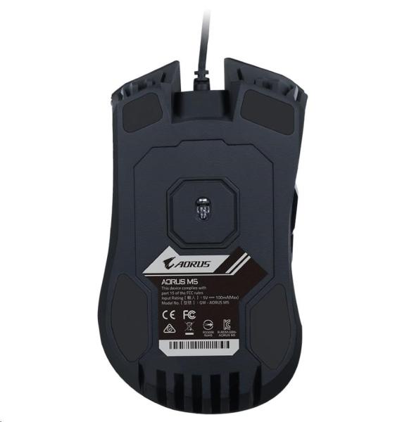 Herná myš GIGABYTE AORUS M5,  USB,  optická,  až 16000 DPI4