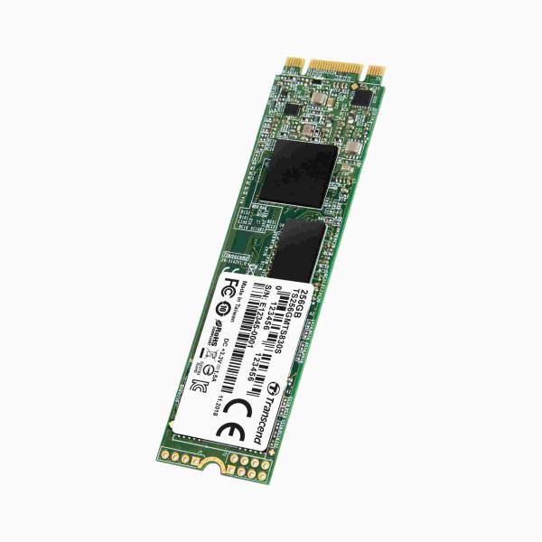 TRANSCEND SSD MTS830S 256GB,  M.2 2280,  SATA III 6 Gb/ s,  TLC,  objemové2