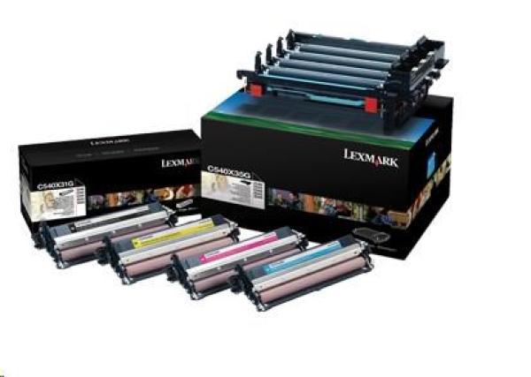 Čierny a farebný fotografický valec LEXMARK pre C540 /  C543 /  C544 /  X543 /  X544 na 30000 strán