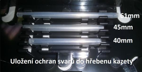 Ochrana sváru, zatavovací 61mm, 2,4/1,2mm, vyztužení drátem 1mm - 100ks0