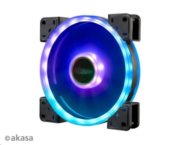 AKASA ventilátor Vegas TLY, 140x140x25mm, aRGB, obojstranný, RGB