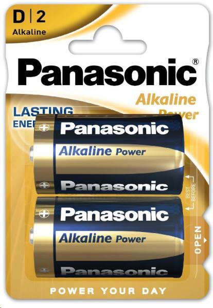 PANASONIC Alkalické baterie Alkaline Power LR20APB/ 2BP D 1, 5V (Blistr 2ks)