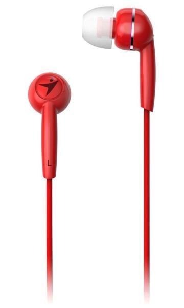 GENIUS sluchátka s mikrofonem HS-M320,  červená