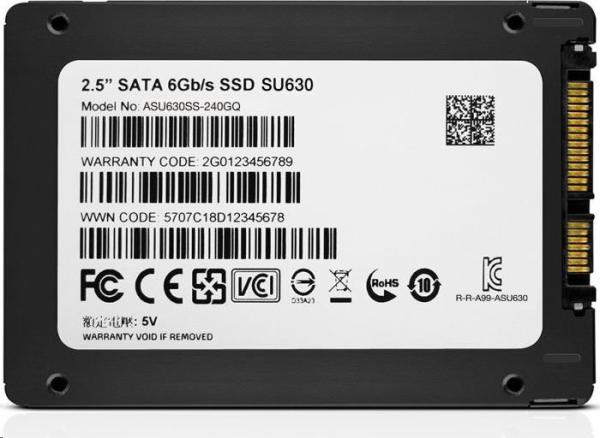 ADATA SSD 240GB Ultimate SU630 2,5" SATA III 6Gb/s (R:520/ W:450MB/s)2