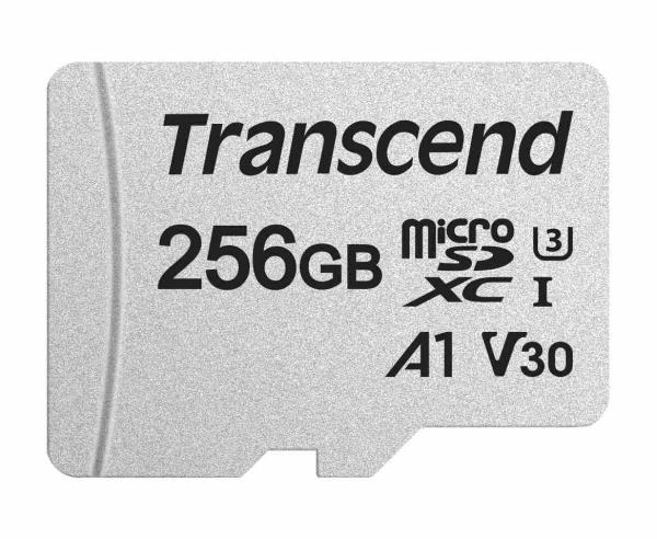 Karta TRANSCEND MicroSDXC 256GB 300S,  UHS-I U3 V30 + adaptér
