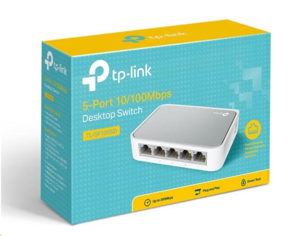 TP-Link switch TL-SF1005D (5x100Mb/s, fanless)1