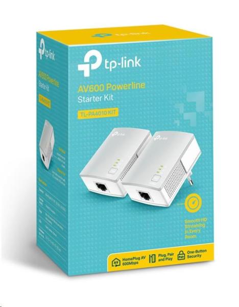 TP-Link TL-PA4010KIT nano powerline set (AV600, 1x100Mb/s, HomePlug AV)0