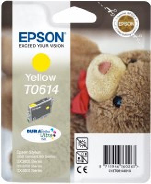 Atramentová tyčinka EPSON Stylus "Teddy Bear" D68/ D88/ DX3850/ DX4850 - žltá