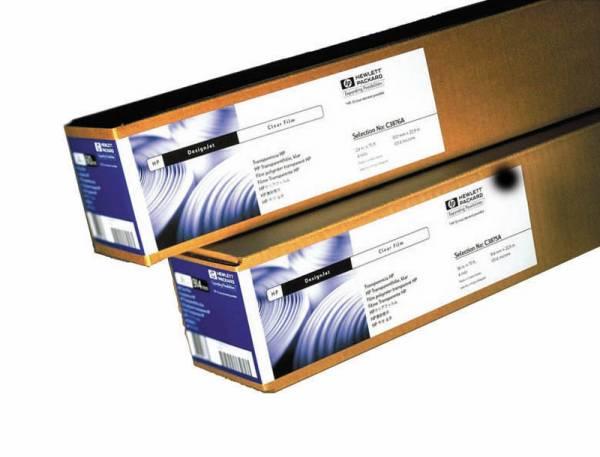 HP Clear Film, 132 microns (5.2 mil) • 174 g/m2 • 914 mm x 22.9 m, C3875A