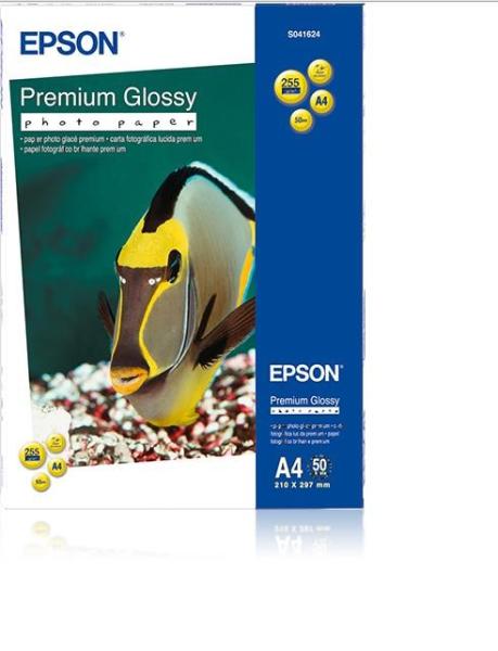 EPSON Premium Glossy Photo Paper - A4 - 50 Sheets