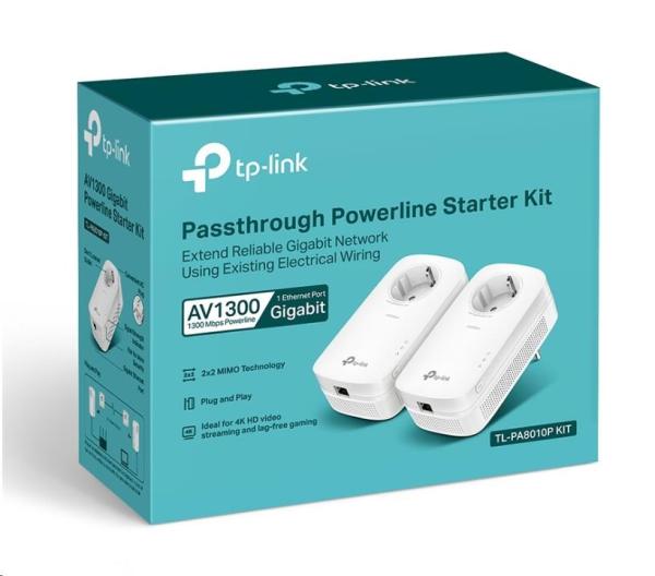 TP-Link TL-PA8010PKIT průchozí powerline set (AV1200, 1xGbE,  HomePlug AV2)2