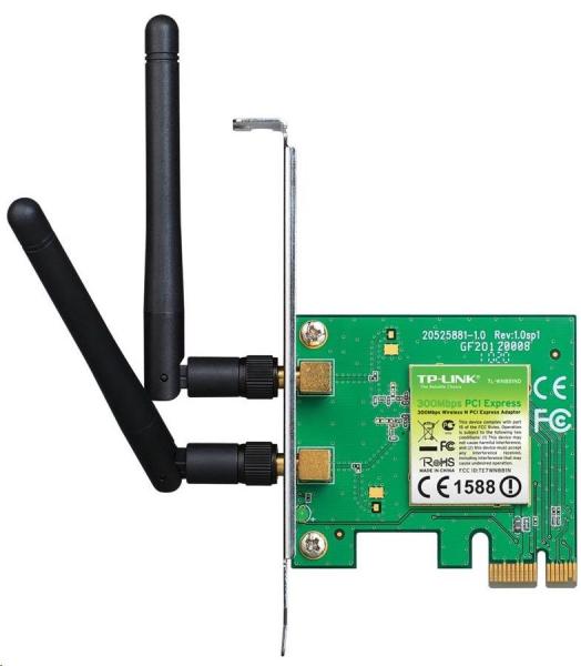 TP-Link TL-WN881ND PCI Express adapter (N300,  2, 4GHz,  PCIe)