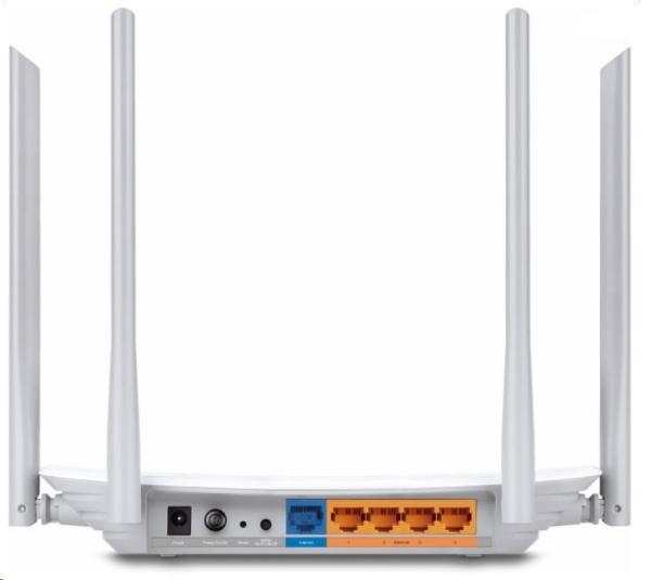 TP-Link Archer C50 WiFi5 router (AC1200, 2,4GHz/5GHz, 4x100Mb/s LAN, 1x100Mb/s WAN)1
