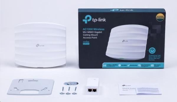 TP-Link EAP225 OMADA WiFi5 AP (AC1350, 2, 4GHz/ 5GHz, 1xGbELAN, 1xPoE-in)3