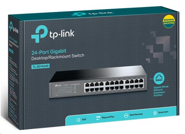 TP-Link switch TL-SG1024D (24xGbE, fanless)0
