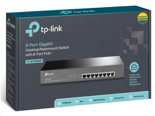 TP-Link switch TL-SG1008 (8xGbE,  fanless)2