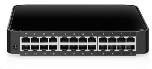 TP-Link switch TL-SF1024M (24x100Mb/ s,  fanless)2