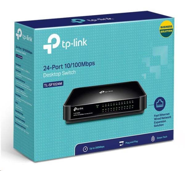 TP-Link switch TL-SF1024M (24x100Mb/ s,  fanless)3