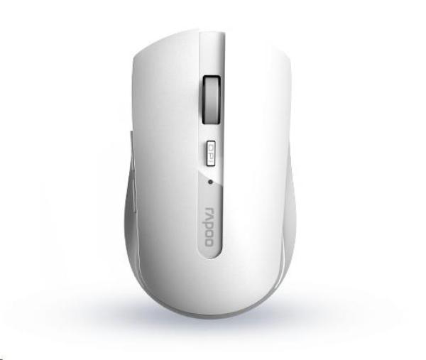Myš RAPOO 7200M Multi-mode wireless,  biela