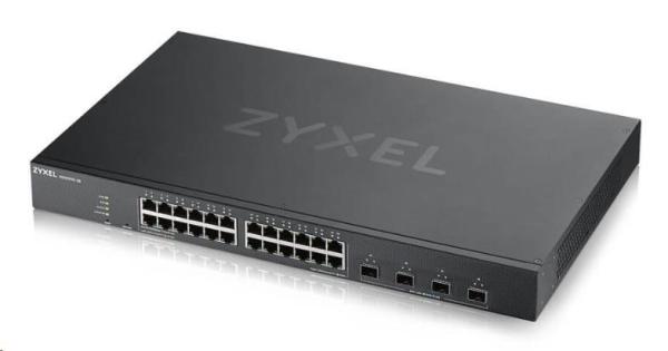 Zyxel XGS1930-28 28-portový inteligentný spravovaný prepínač,  24x gigabitový RJ45,  4x 10GbE SFP+