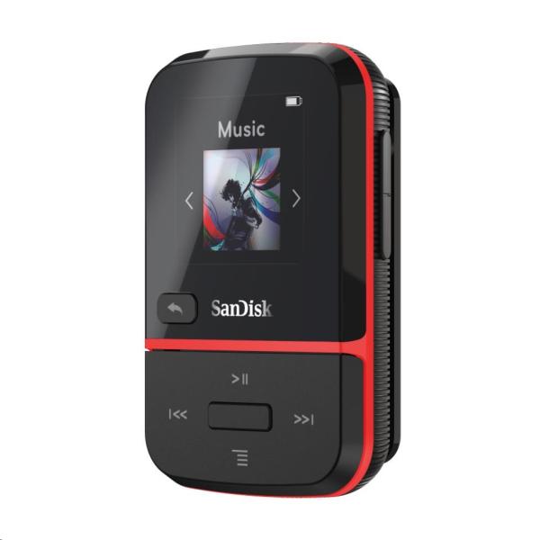 SanDisk Clip Sport Go MP3 Player 16 GB,  Red0