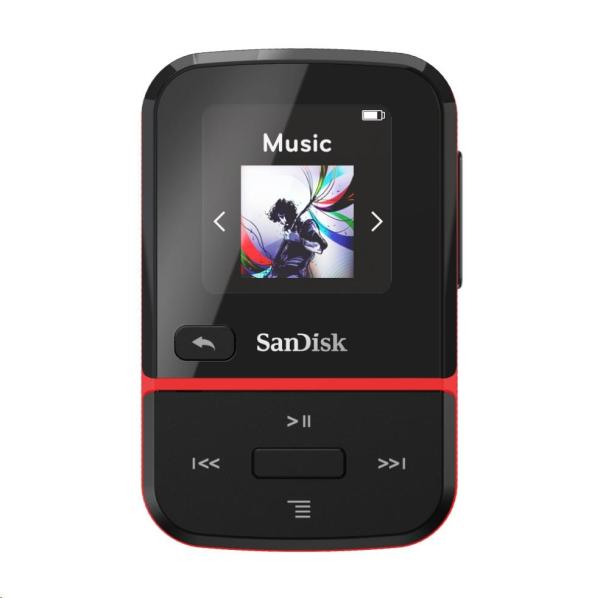 SanDisk Clip Sport Go MP3 Player 32 GB,  Red