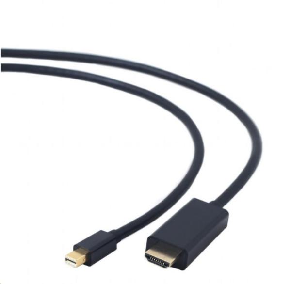 GEMBIRD kábel CABLEXPERT miniDisplayPort na HDMI,  4K,  M/ M,  1, 8 m