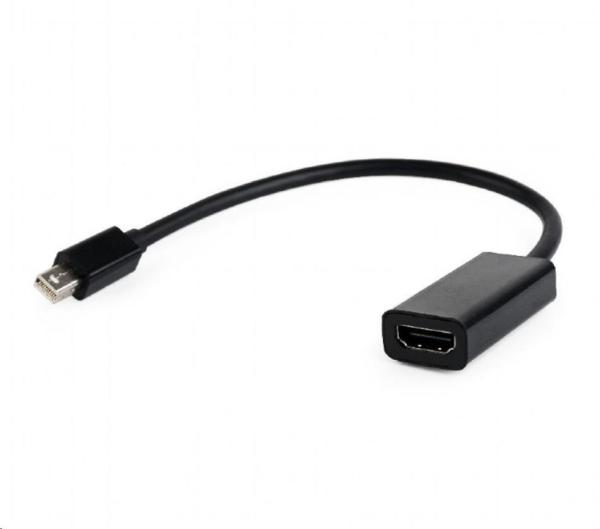 GEMBIRD Cable CABLEXPERT červená. miniDisplayport na HDMI,  M/ F,  čierny