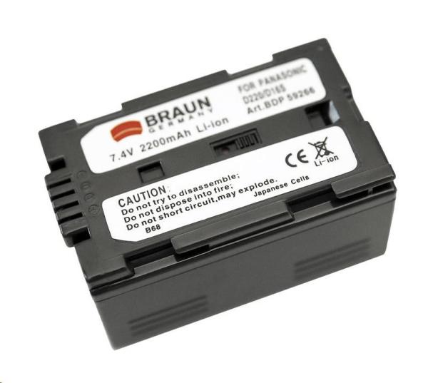 Braun akumulátor PANASONIC D220, D14, D16, 2200mAh