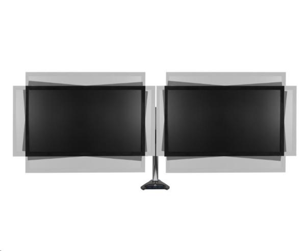 Stolný držiak ARCTIC Z2 Pro (Gen3) pre 2x LCD do 34",  nosnosť 2x15 kg,  4x USB HUB,  čierny17