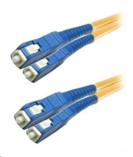 Duplexní patch kabel SM 9/ 125,  OS2,  SC-SC,  LS0H,  15m
