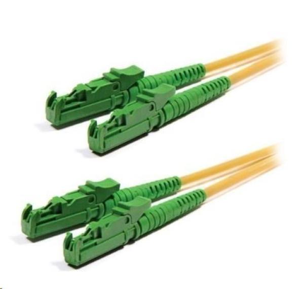 Duplexní patch kabel SM 9/ 125,  OS2,  E2000(APC)-E2000(APC),  LS0H,  10m