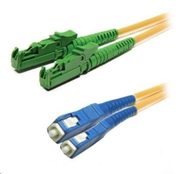 Duplexní patch kabel SM 9/ 125,  OS2,  E2000(APC)-SC(PC),  LS0H,  1m