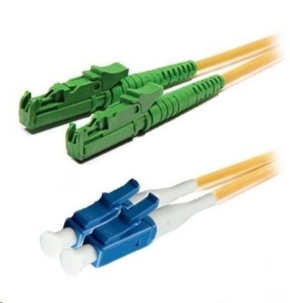 Duplexní patch kabel SM 9/ 125,  OS2,  E2000(APC)-LC(PC),  LS0H,  20m