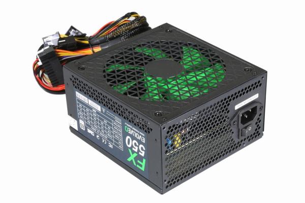 EVOLVEO FX 550 ,  napájací zdroj 550W ATX,  14cm,  tichý,  80+,  bulk2