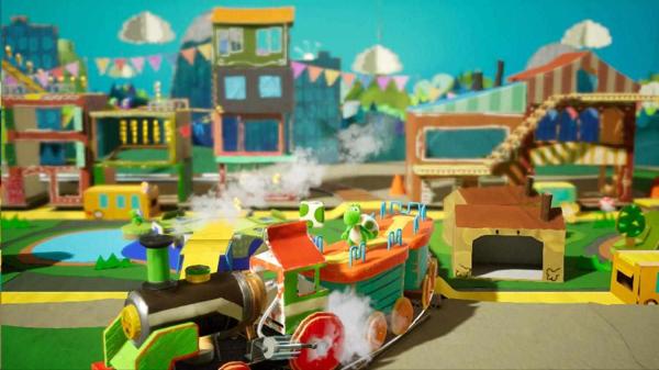Nintendo Switch hra - Yoshi&quot;s Crafted World1