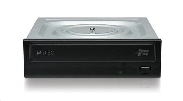 HITACHI LG - Interný DVD-W/ CD-RW/ DVD±R/ ±RW/ RAM/ M-DISC GH24NSD6,  čierny,  krabica+SW