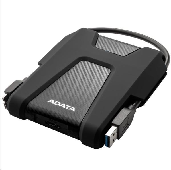 Externý pevný disk ADATA 2TB 2, 5" USB 3.1 AHD680,  čierna (guma,  odolná voči nárazom)1