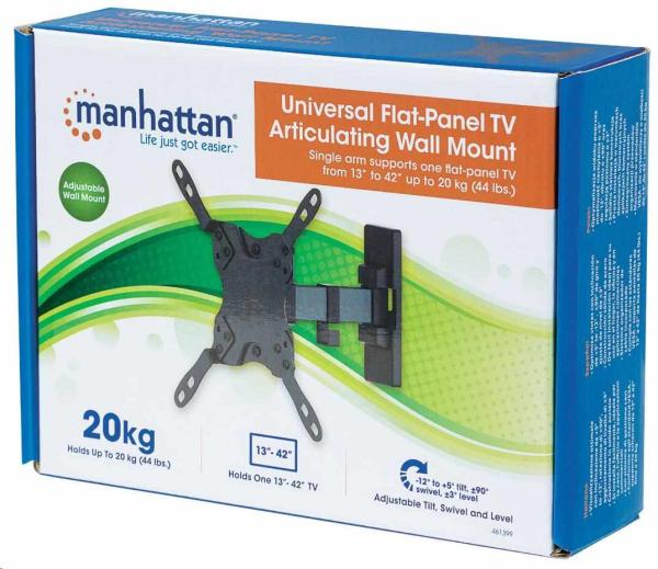 MANHATTAN Nástěnný držák TV /  LCD,  univerzální,  13” až 42”5