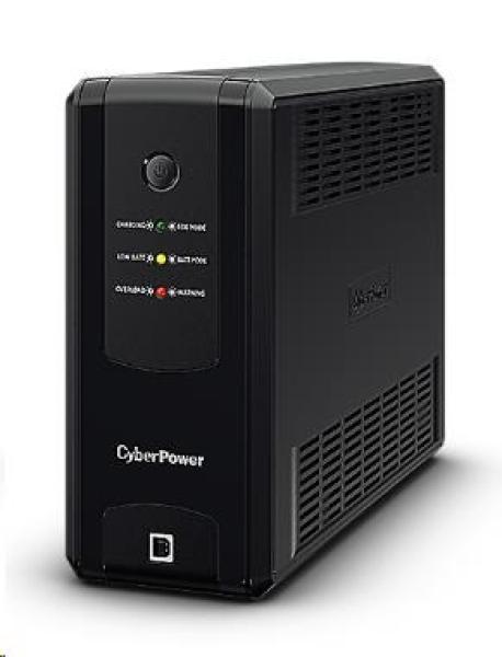 CyberPower UT GreenPower Series UPS 1050VA,  630W,  české zásuvky