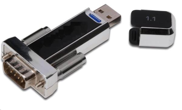 Krátky prevodník USB na RS 232 PremiumCord