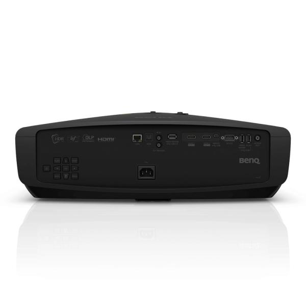 BENQ PRJ W5700 DLP 4K2K UHD Video Projector; BLack Chassi,   1800 ANSI lumen;  100, 000:1; 1.6X zoom; HDMI, USB,  LAN (RJ45)2